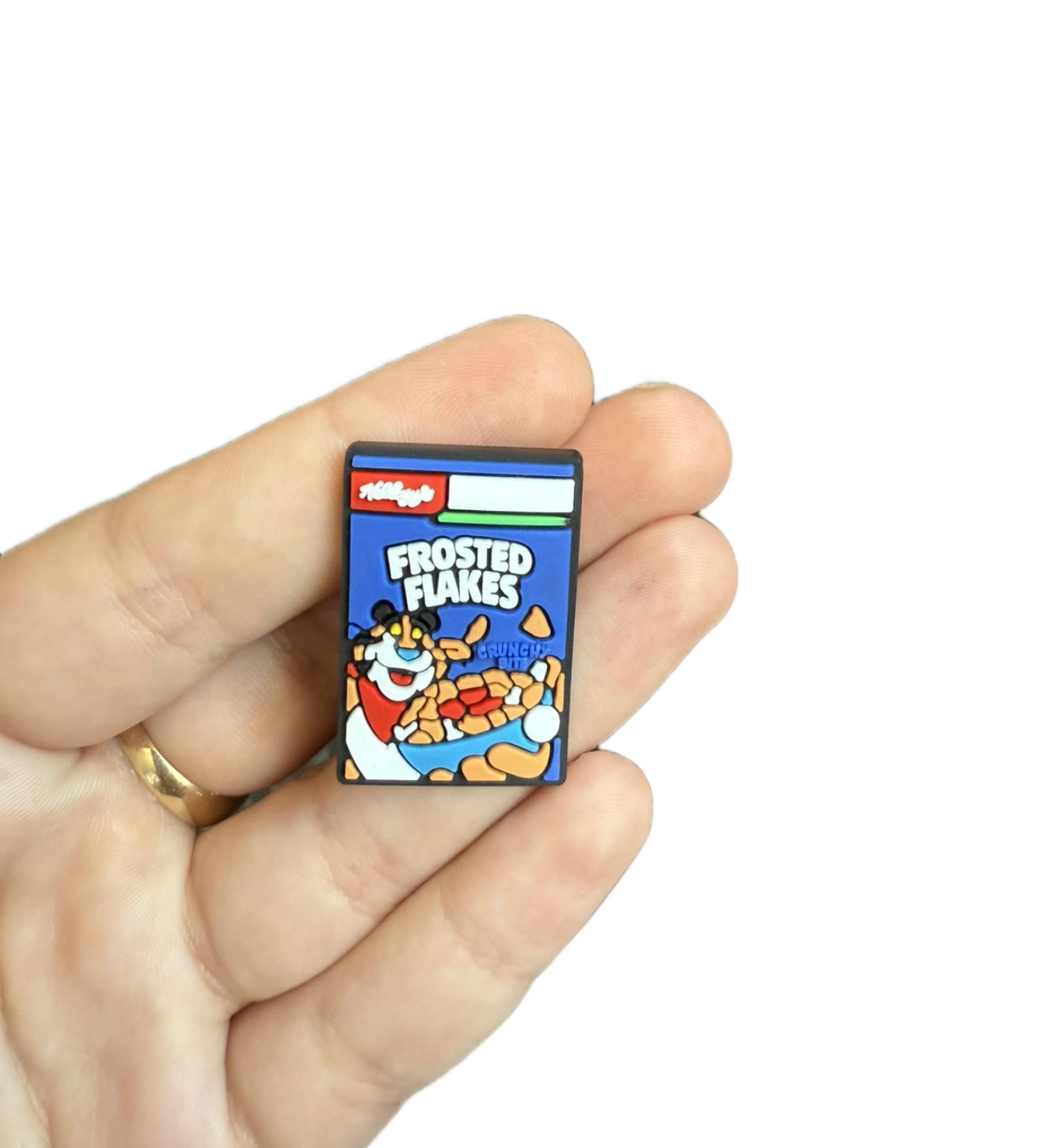 Frosted flakes cereal shoe charm