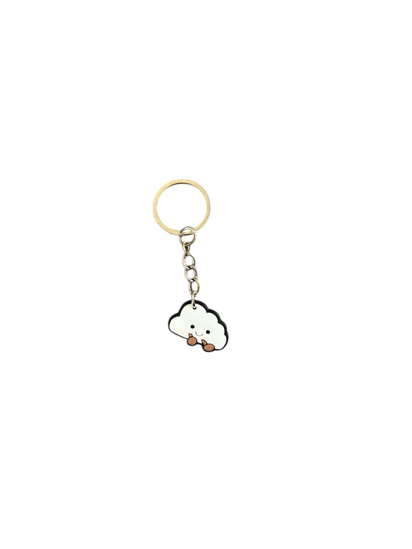 Jelly teddy cloud keyring
