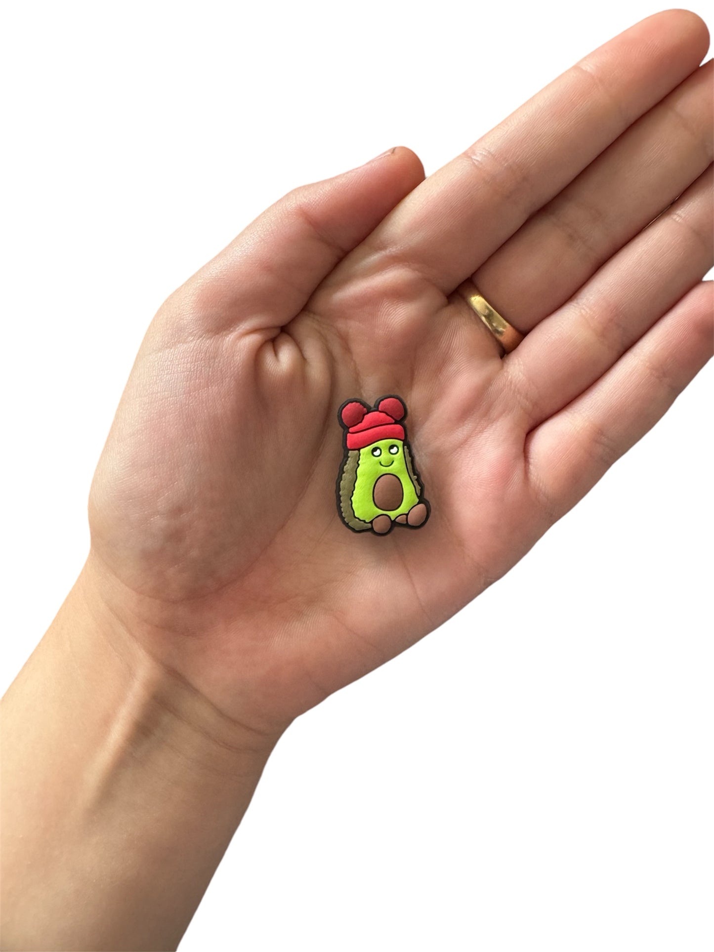 Jelly teddy festive avocadò shoe charm