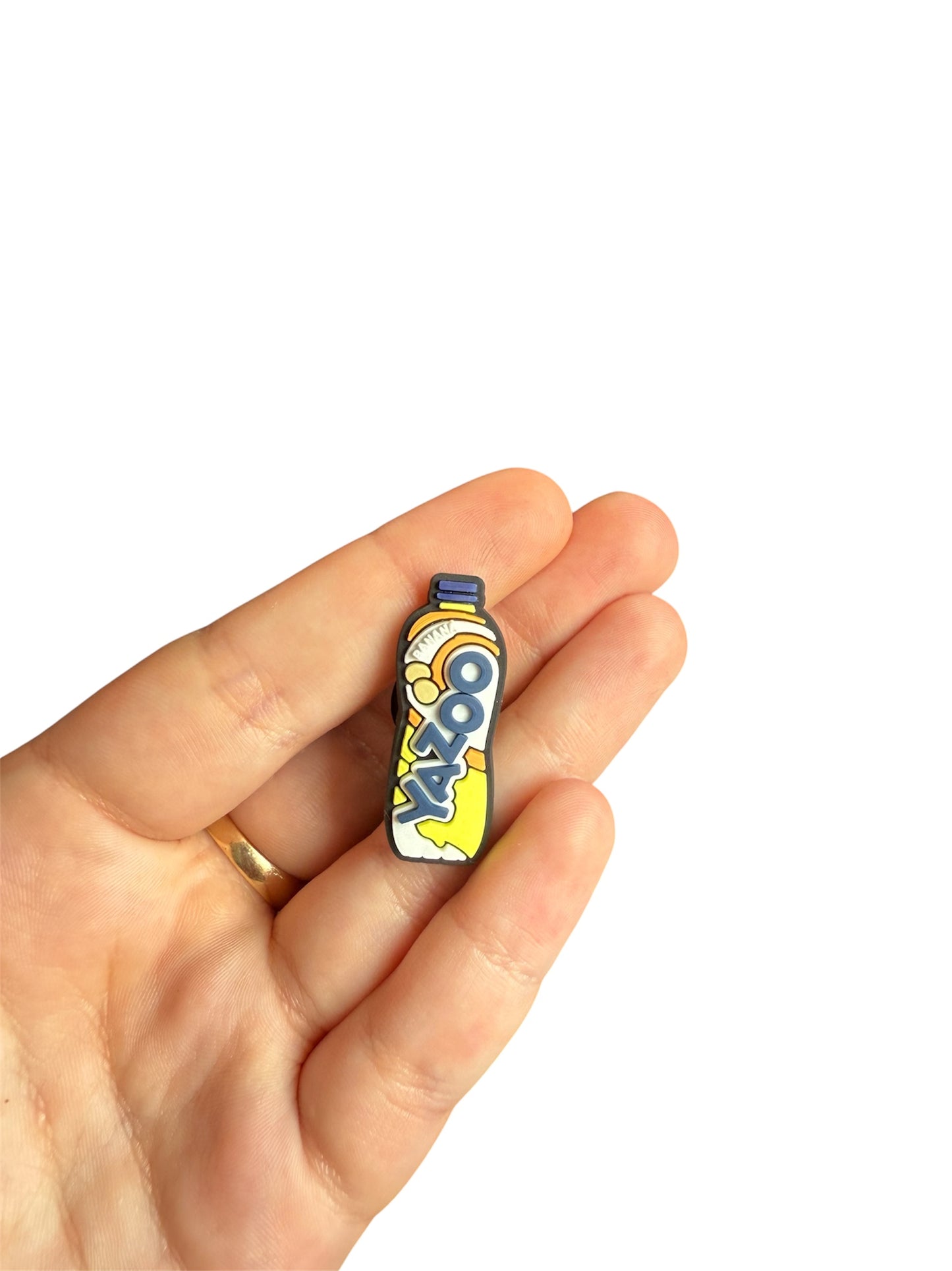 Banana milkshake shoe charm