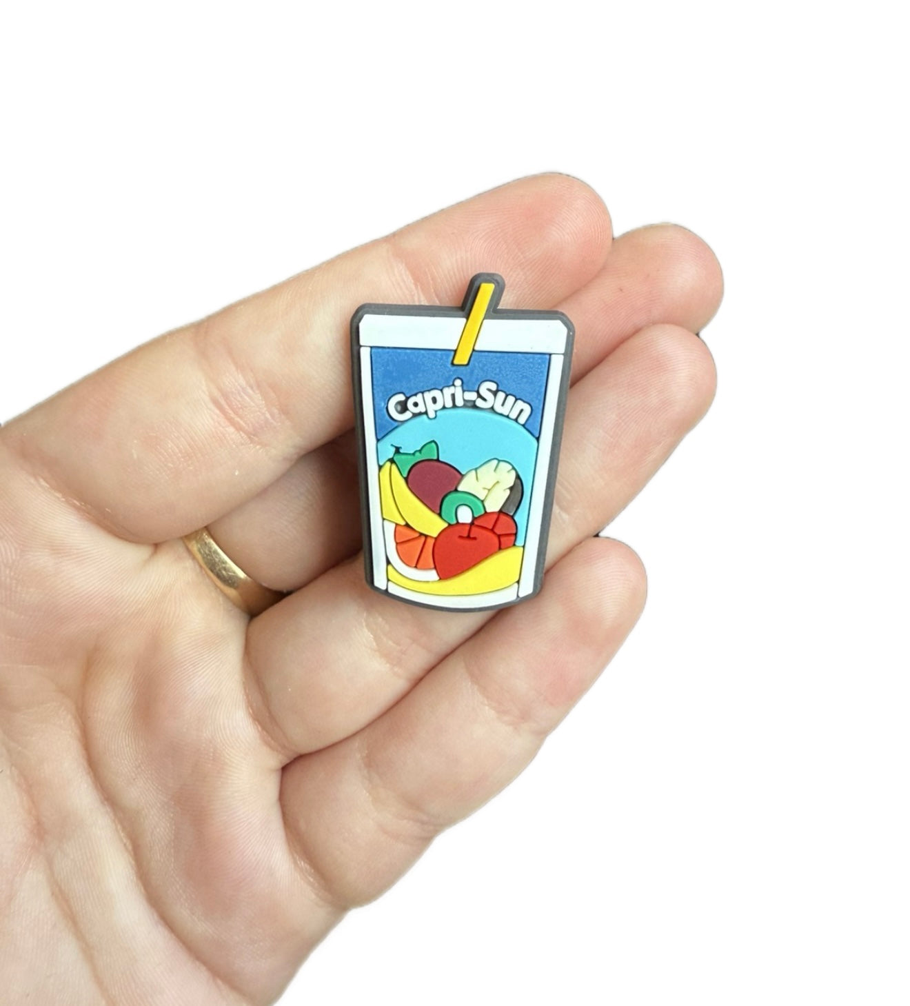 Capri sun shoe charm