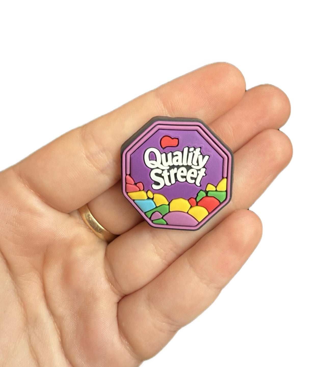 Quality street shoe charm
