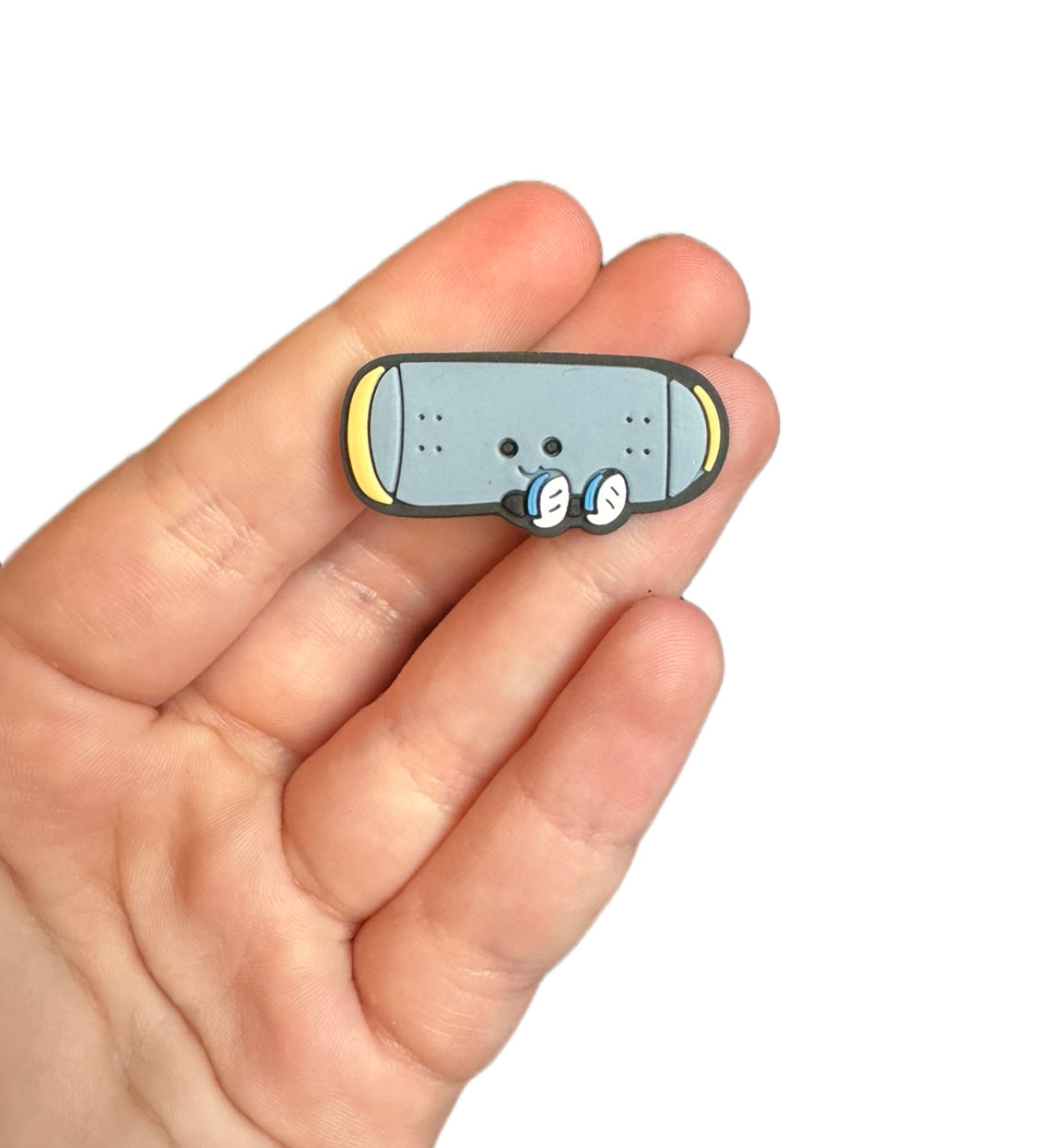 Jelly teddy skateboard shoe charm