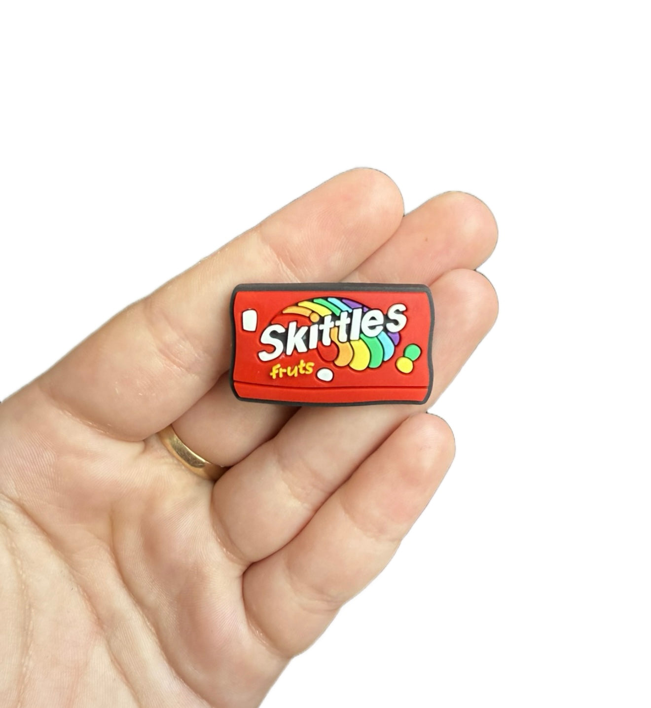 Skittles shoe charm