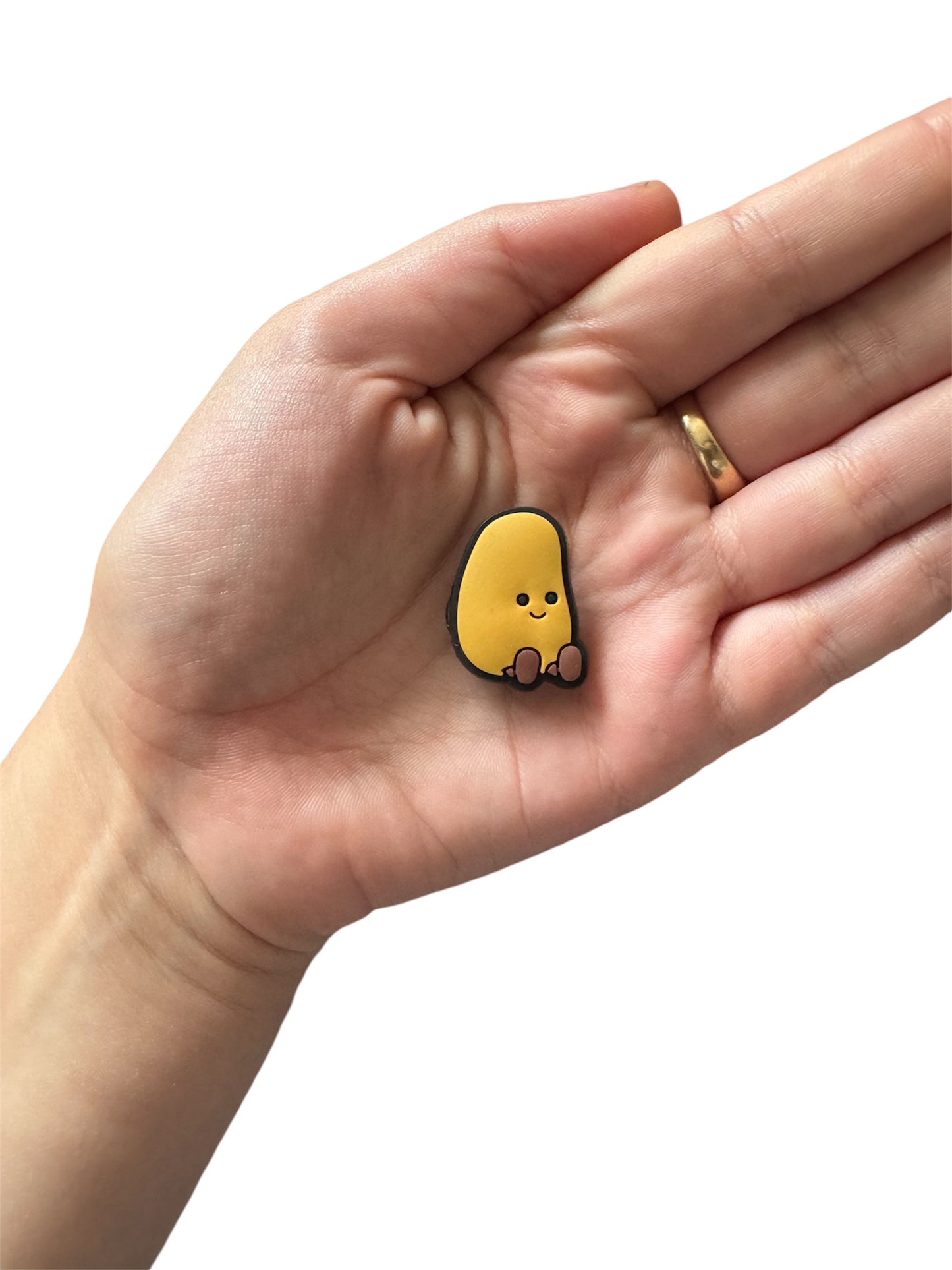 Jelly teddy potato shoe charm