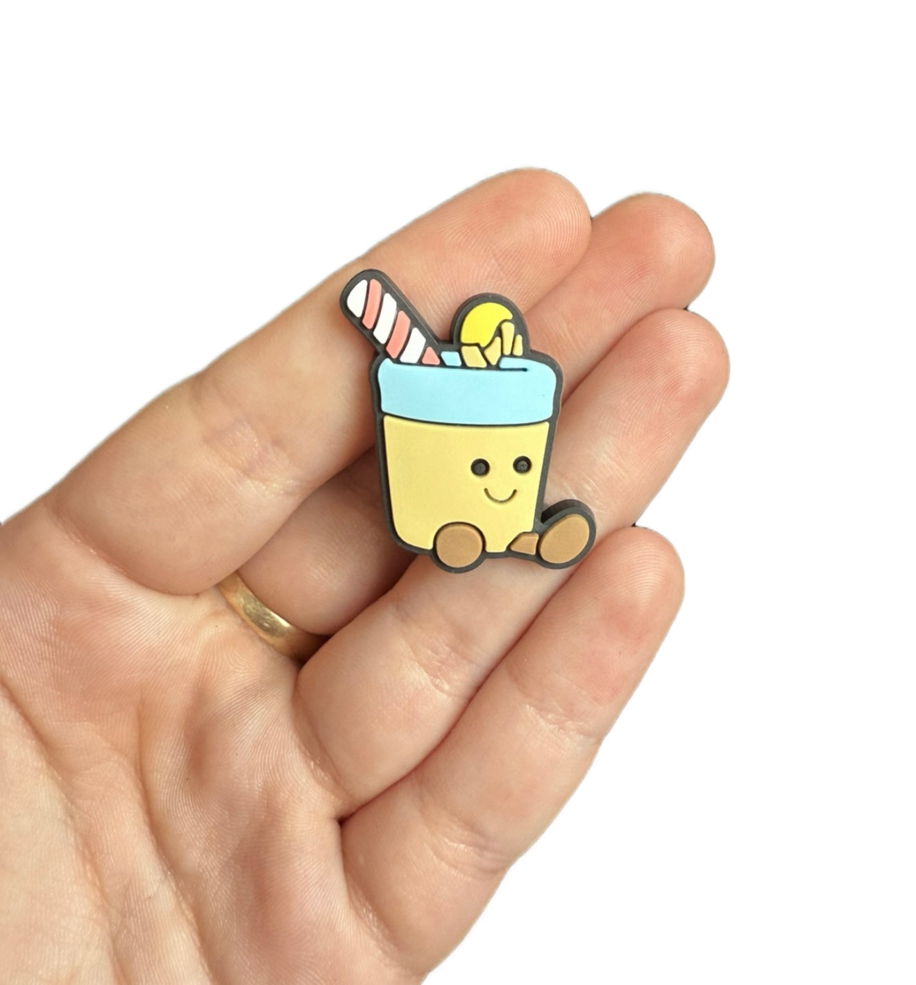 Jelly teddy lemonade shoe charm
