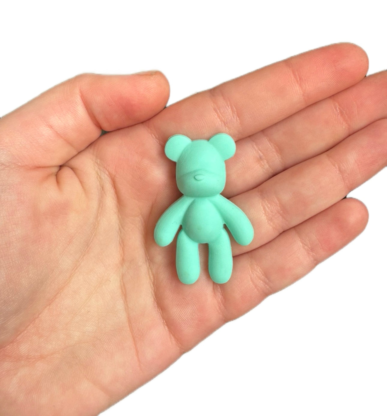 Unisex turquoise bear shoe charm style 1