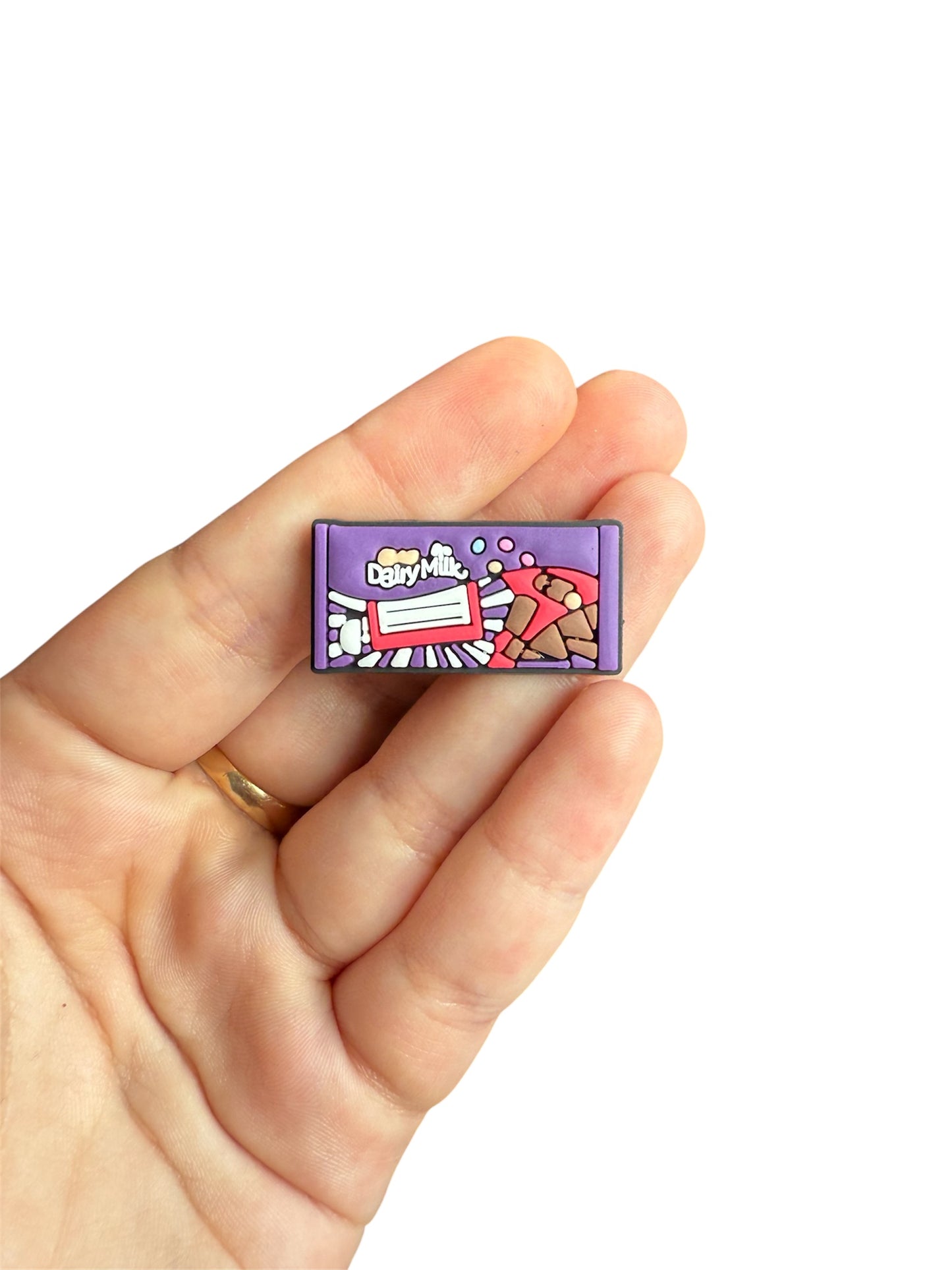 Marvellous creations chocolate bar shoe charm