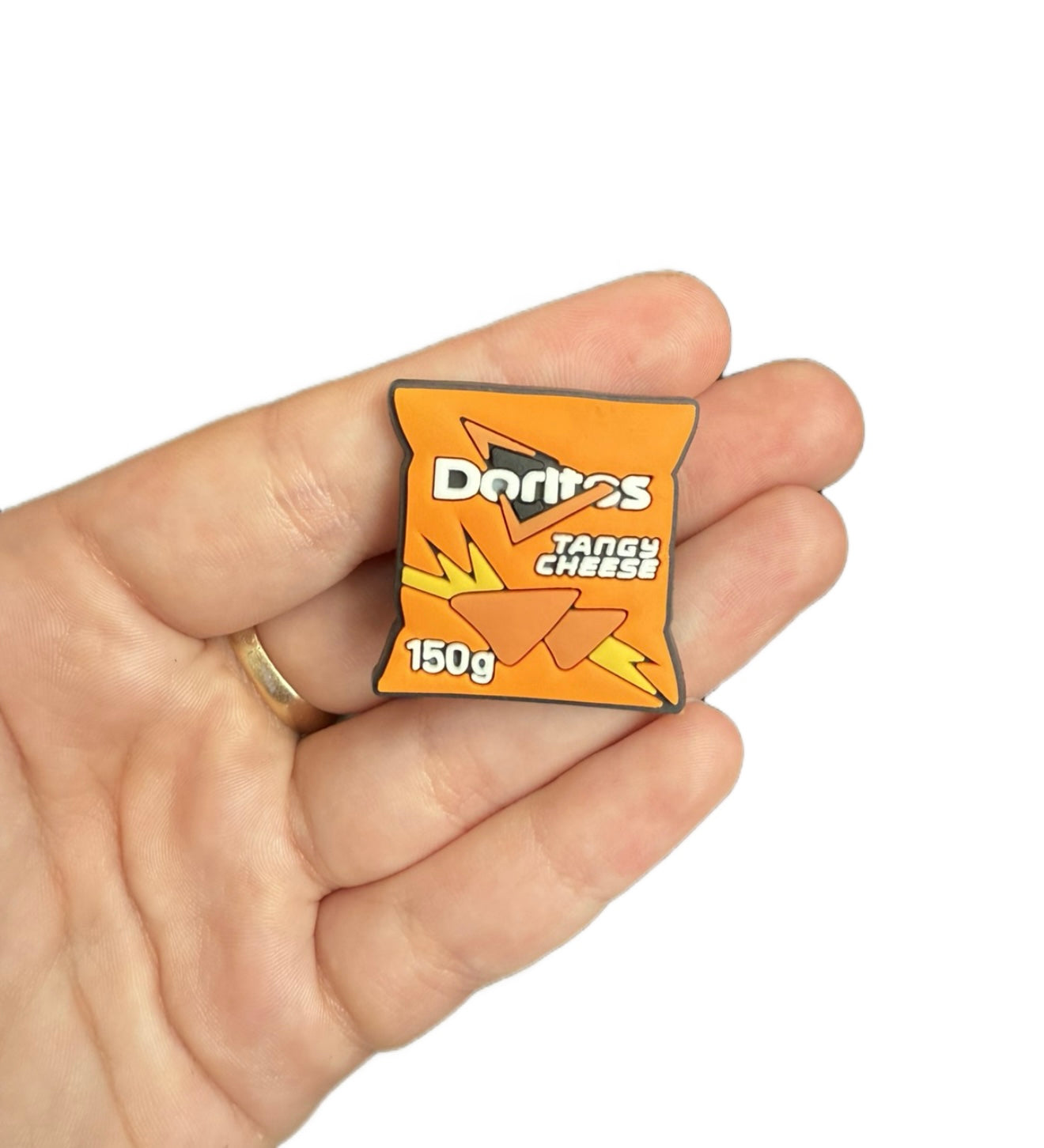Tangy cheese Doritos shoe charm