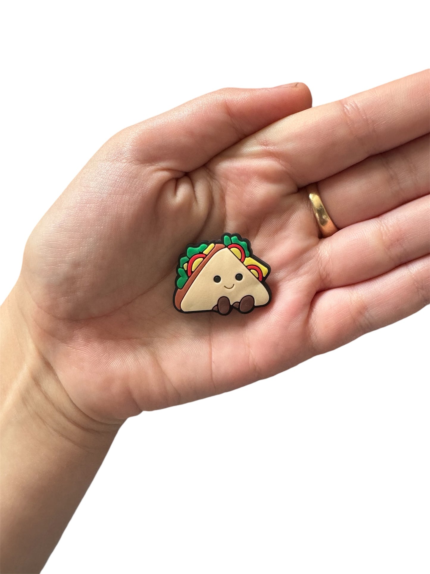 Jelly teddy sandwich shoe charm