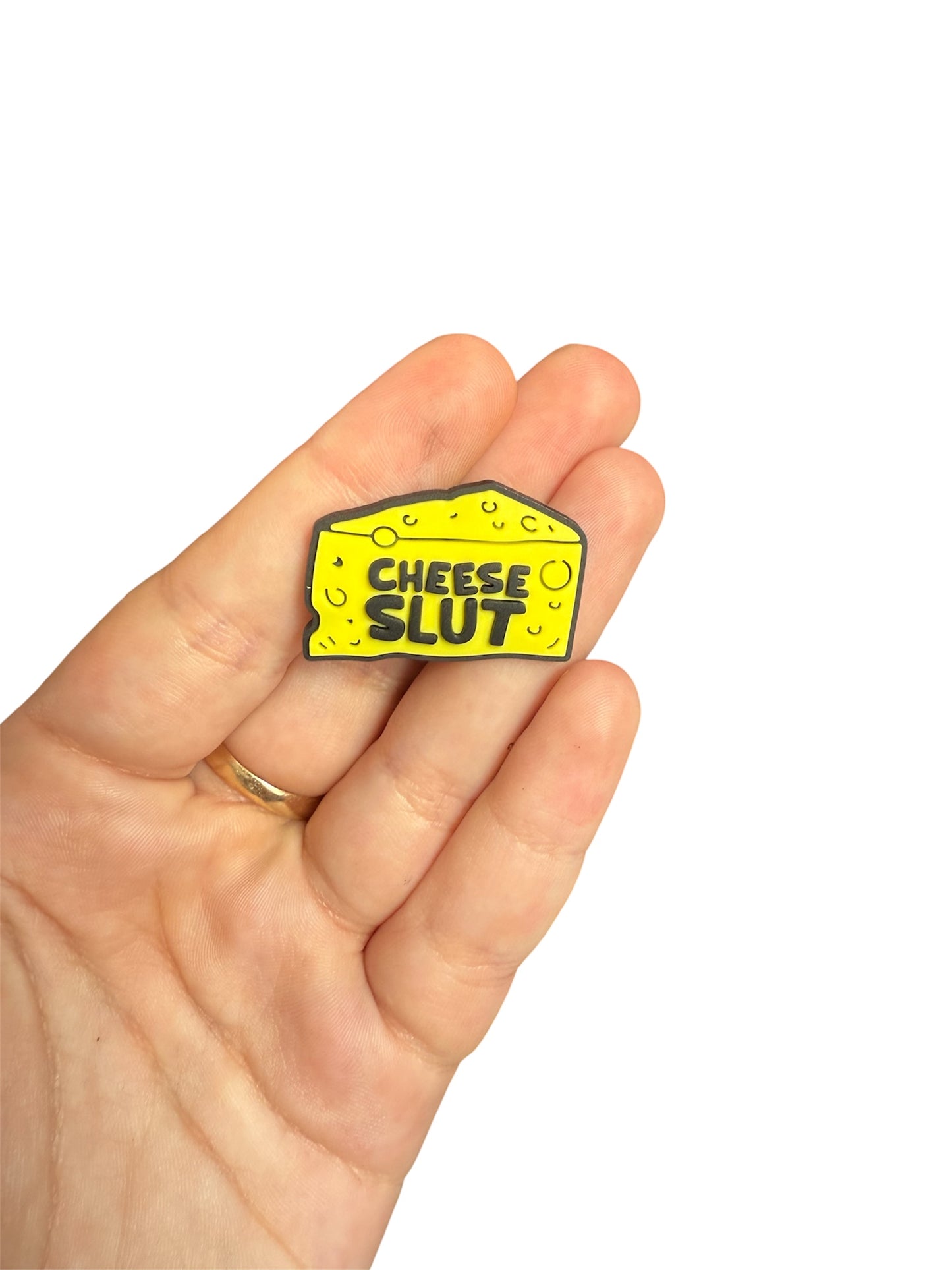Cheese sl*t shoe charm