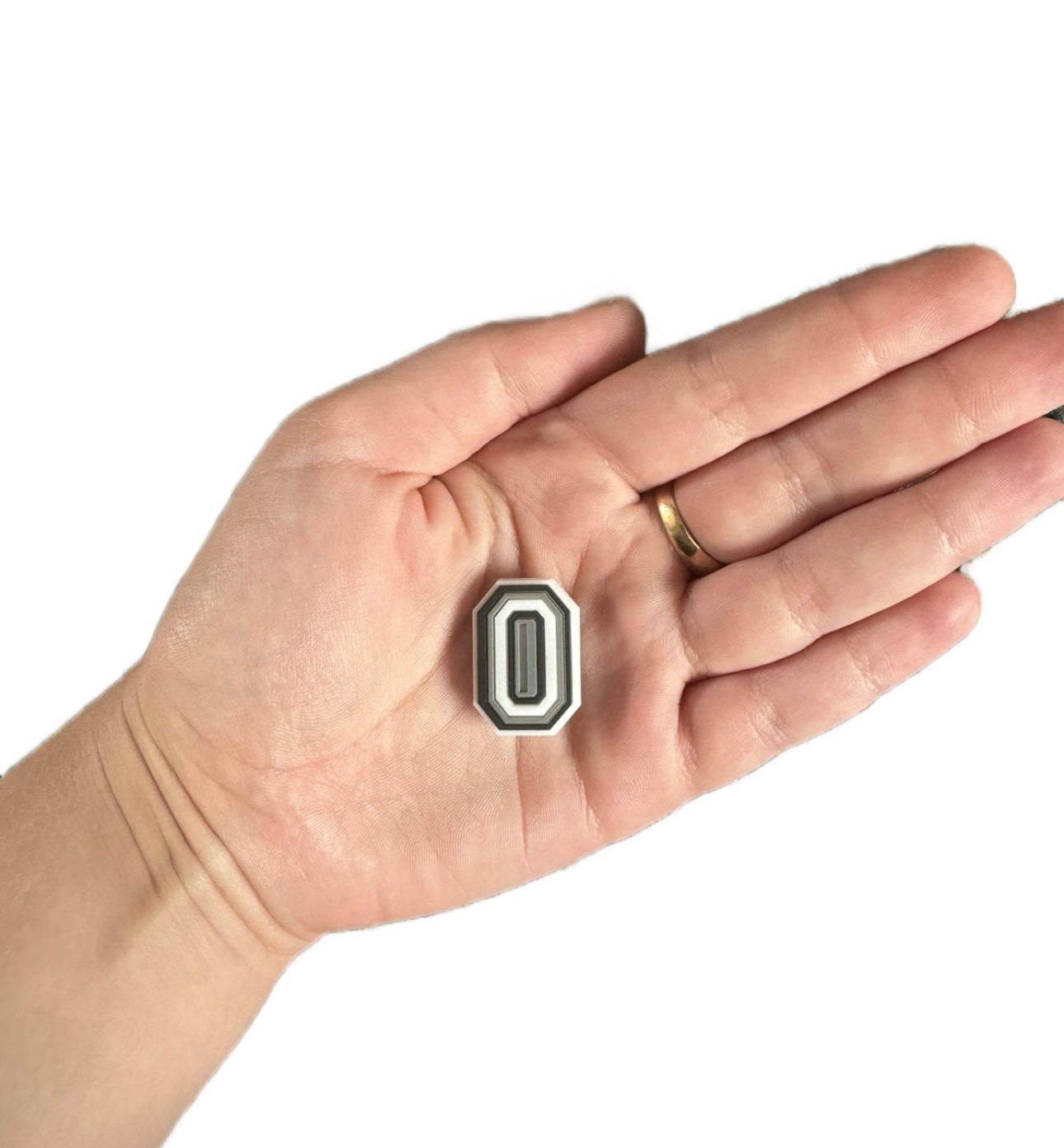Letter O shoe charm