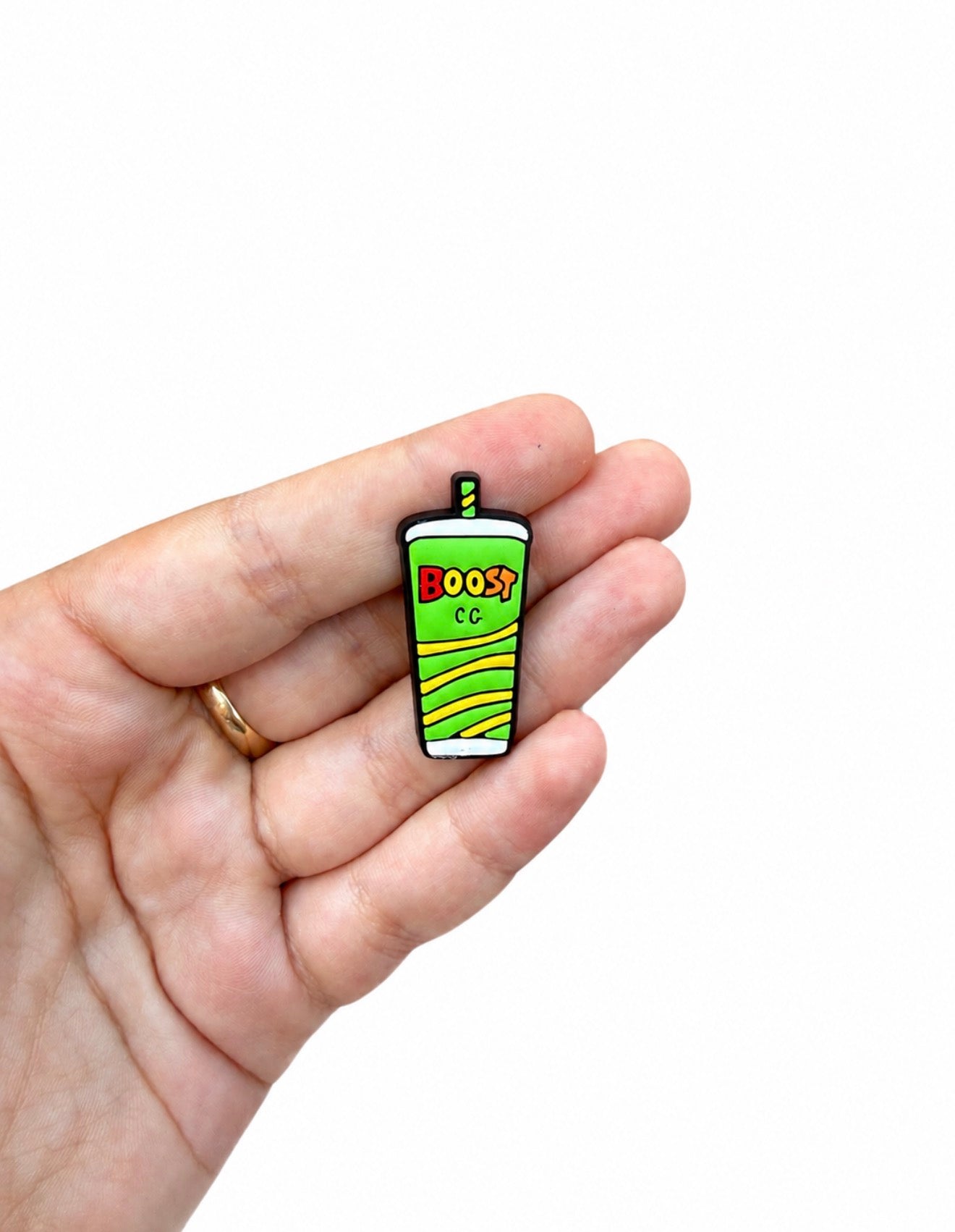 Boost smoothie shoe charm