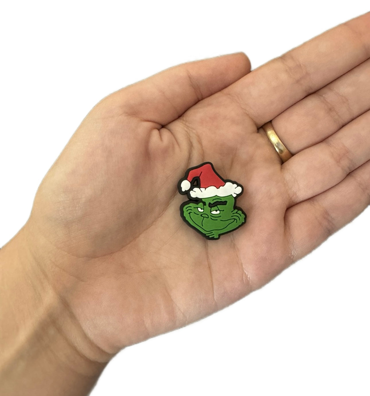 Grinch shoe charm