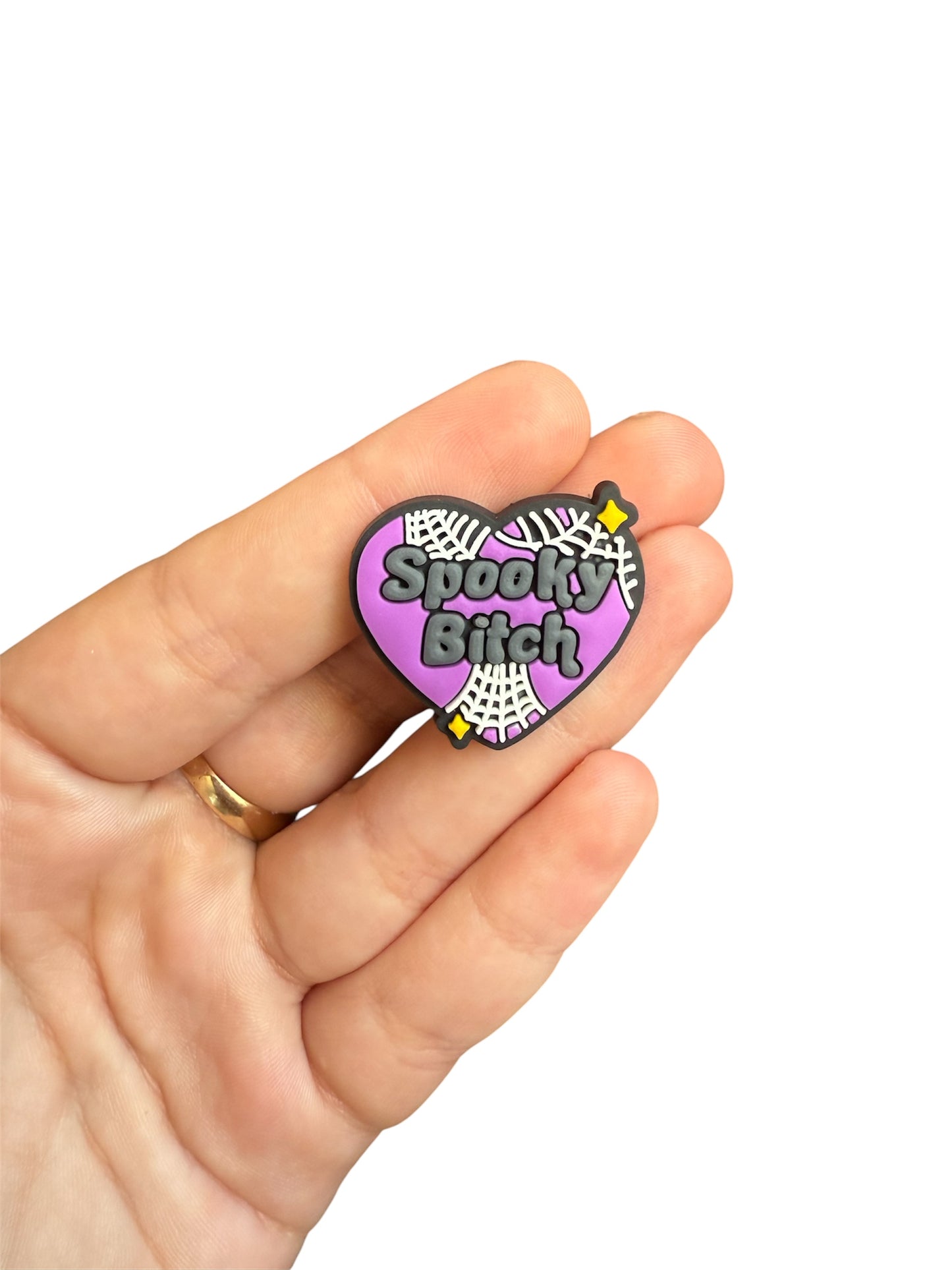 Spooky b*tch shoe charm