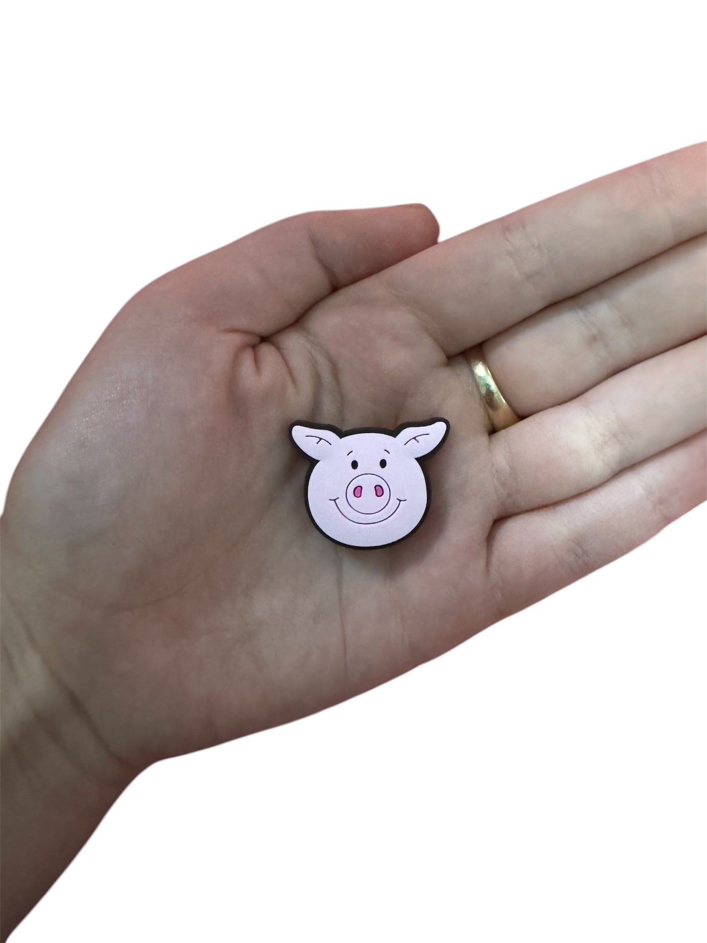 Percy face shoe charm