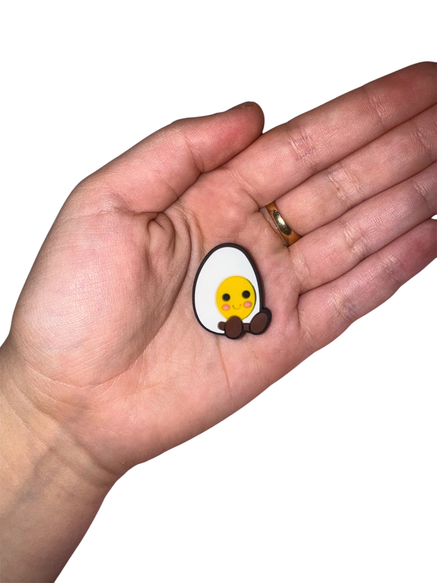 Jelly teddy egg shoe charm