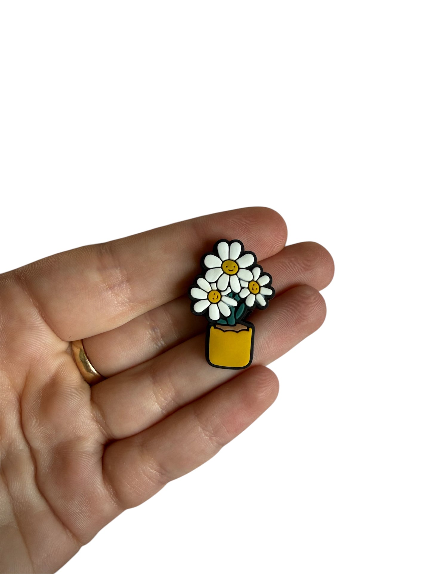 Jelly teddy daisy shoe charm