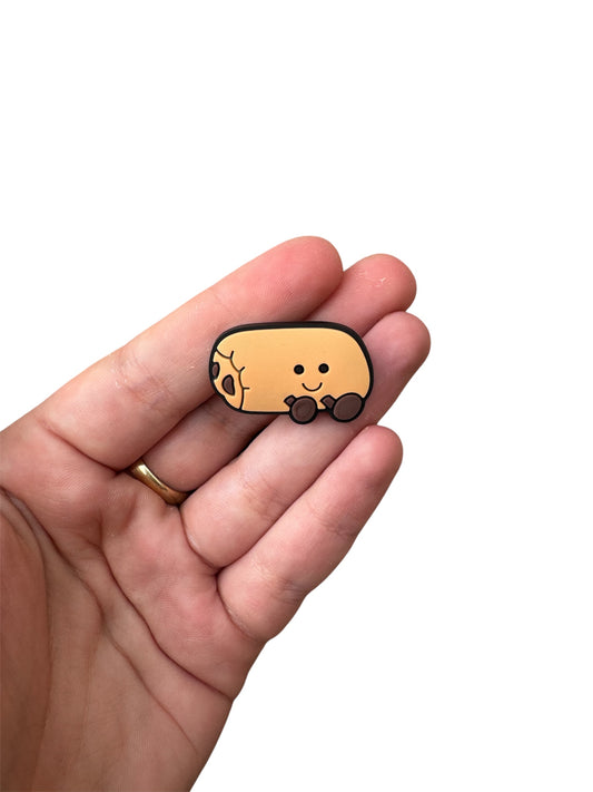 Jelly teddy pan au chocolate shoe charm