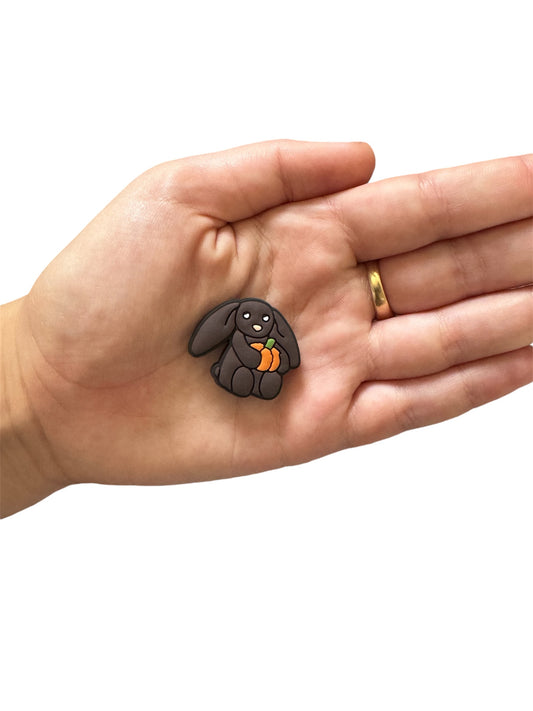 Jelly teddy pumpkin bunny shoe charm