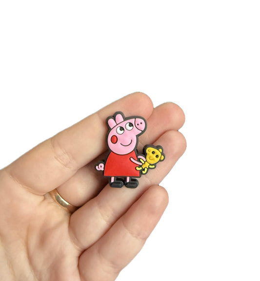 Peppa pig shoe charm