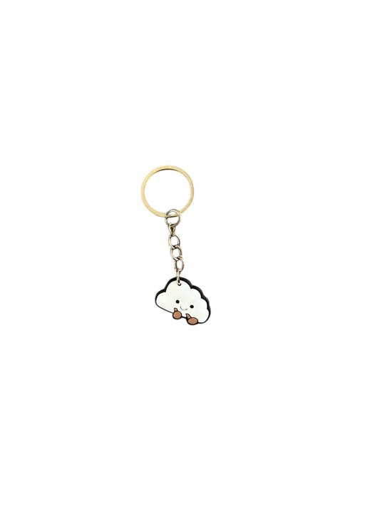 Jelly teddy cloud keyring
