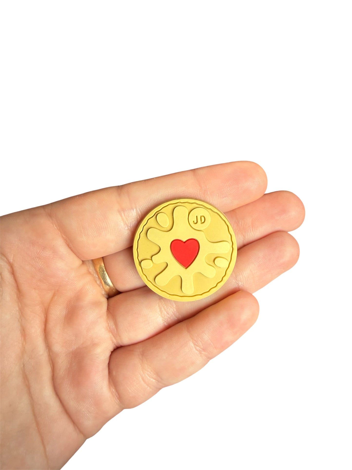 Jammy dodger shoe charm