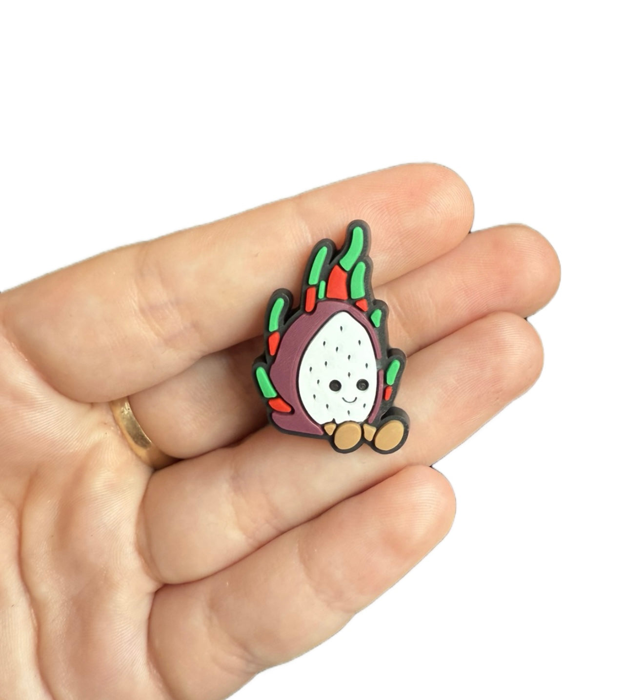 Jelly teddy dragon fruit shoe charm