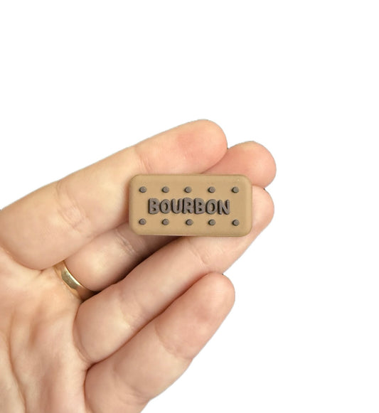 Bourbon biscuit shoe charm