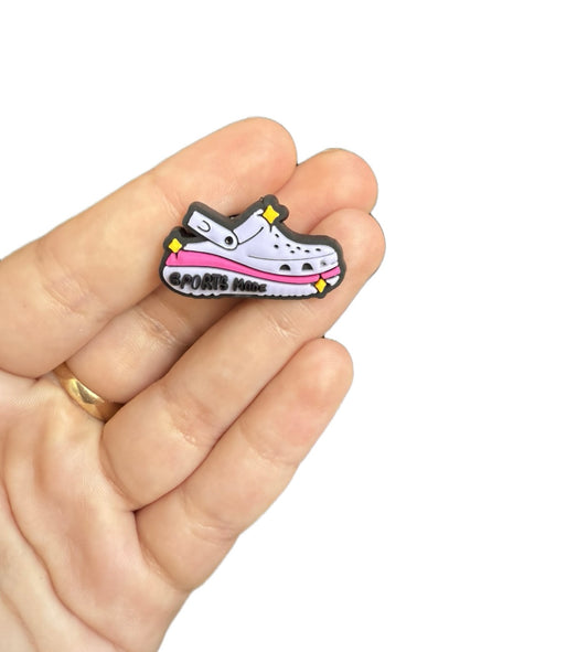 Sports mode clog shoe charm