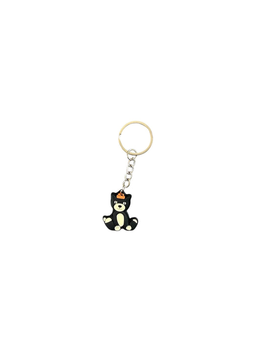 Jelly teddy cat keyring