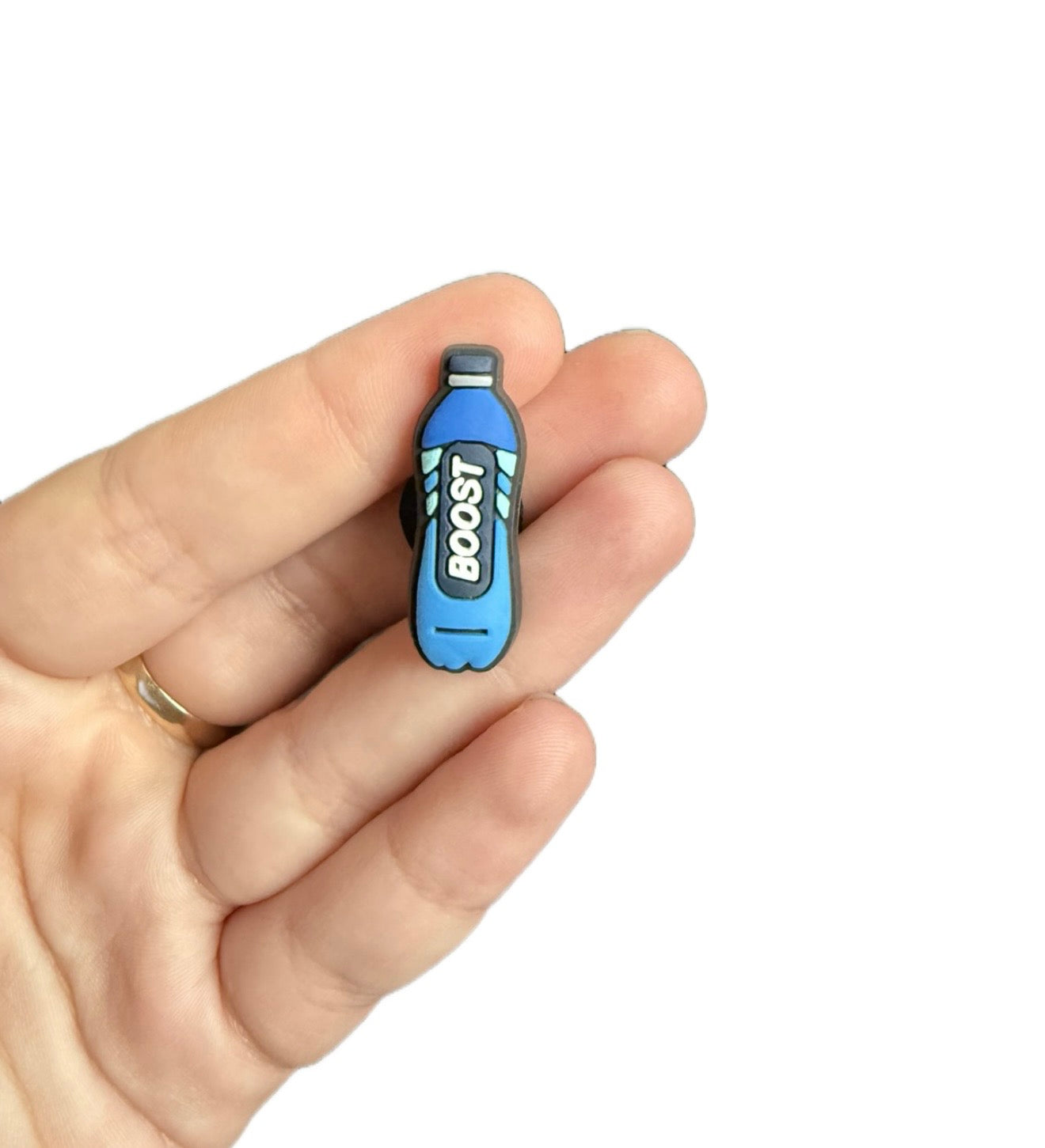 Boost drink shoe charm