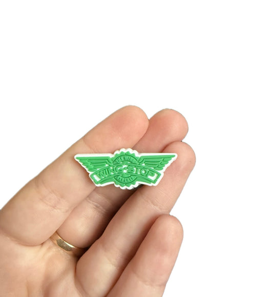 Wing stop shoe charm