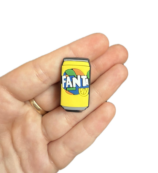 Fanta lemon shoe charm