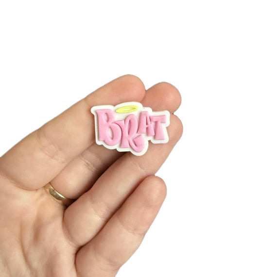 Brat shoe charm
