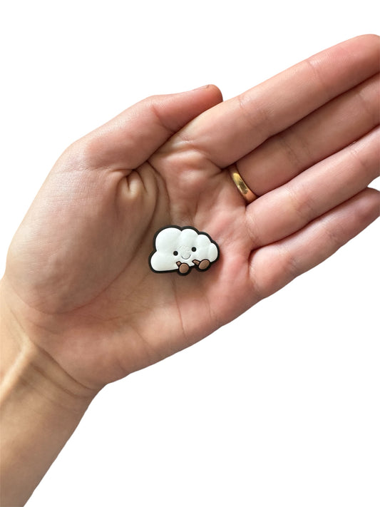 Jelly teddy cloud shoe charm
