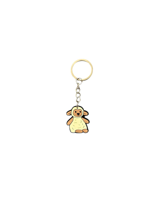 Jelly teddy lamb keyring