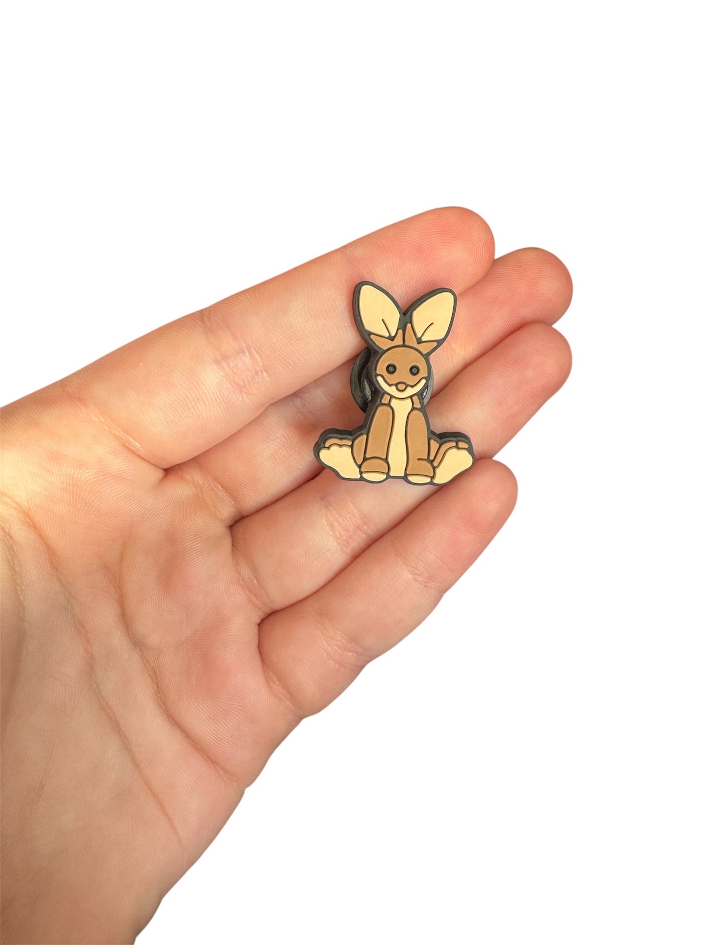 Jelly teddy hare shoe charm