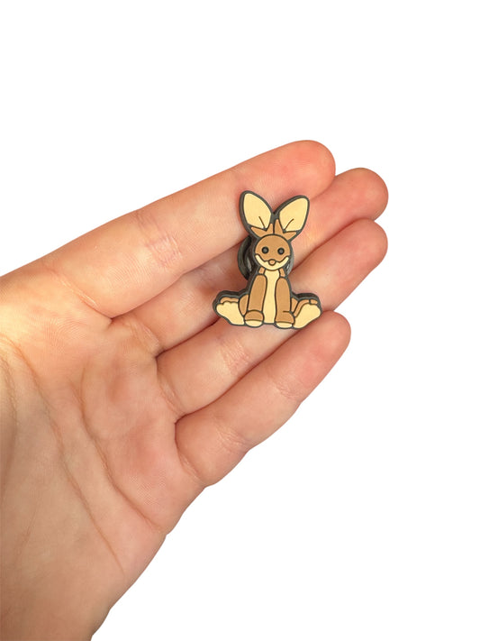 Jelly teddy hare shoe charm