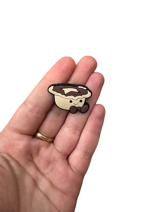 Jelly teddy mince pie shoe charm