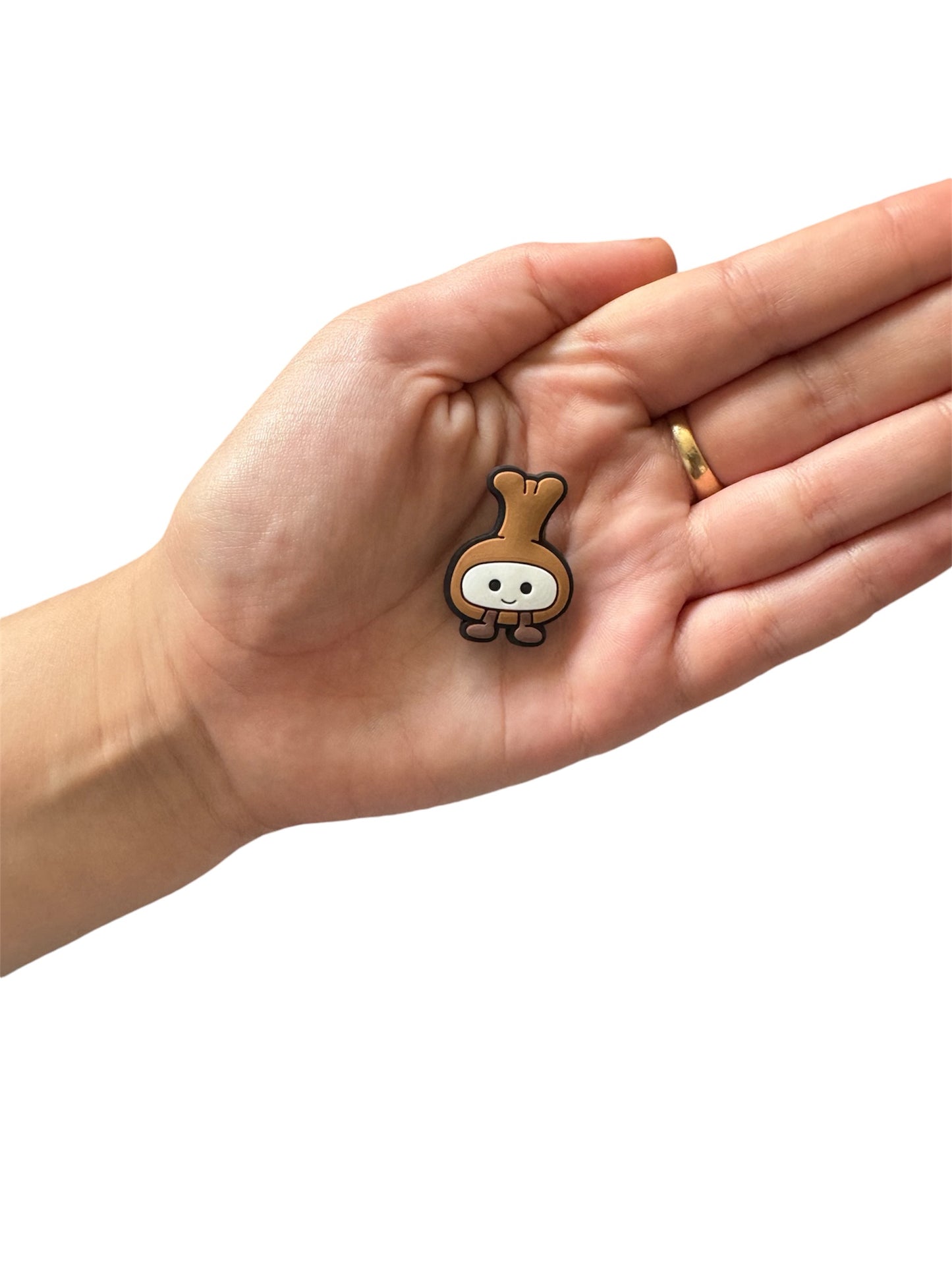 Jelly teddy fish shoe charm