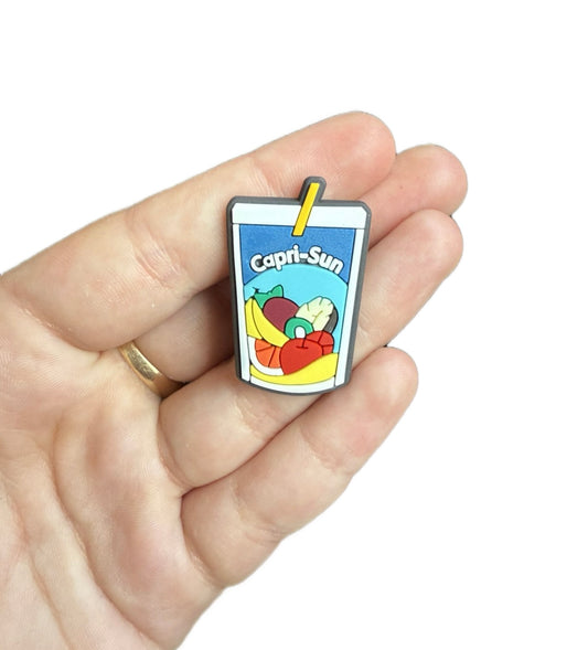 Capri sun shoe charm