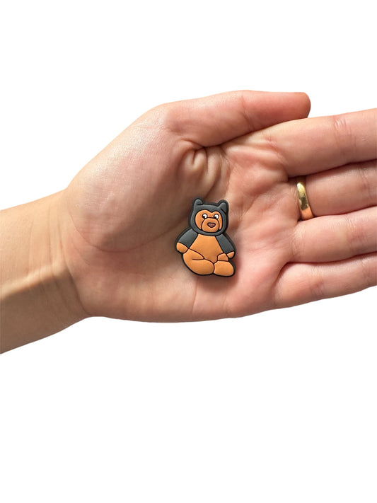 Jelly teddy spooky bear shoe charm