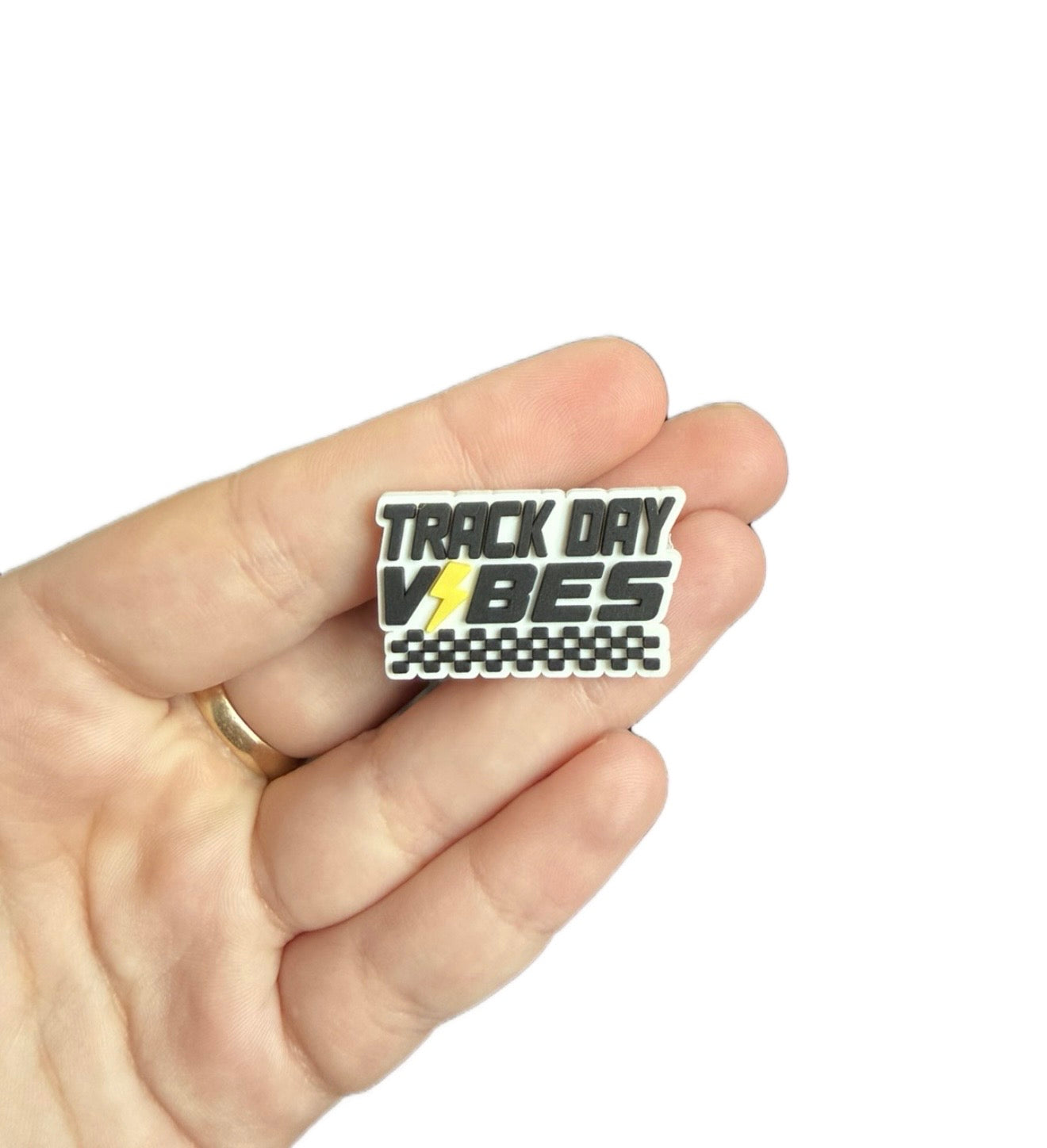 Track day vibes shoe charm