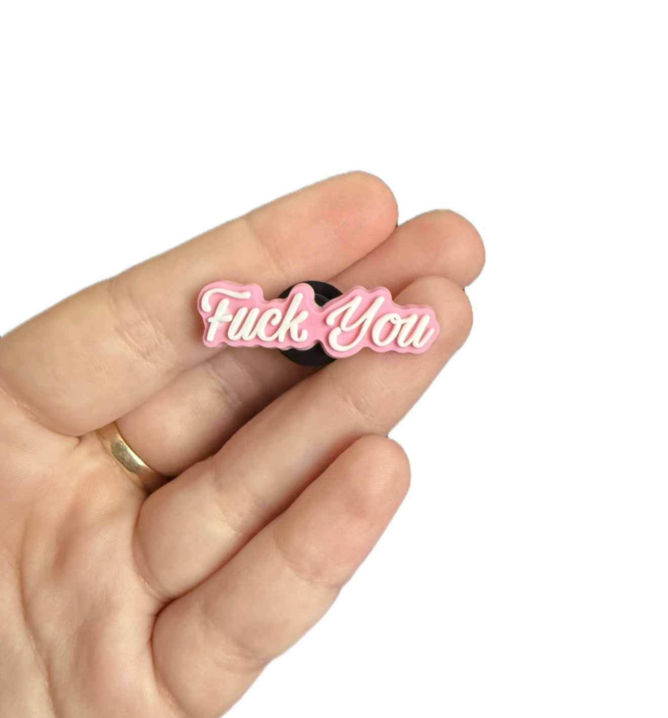 F*ck you shoe charm