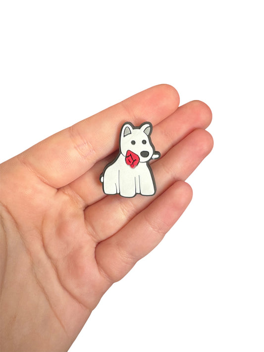 Jelly teddy rose dog shoe charm