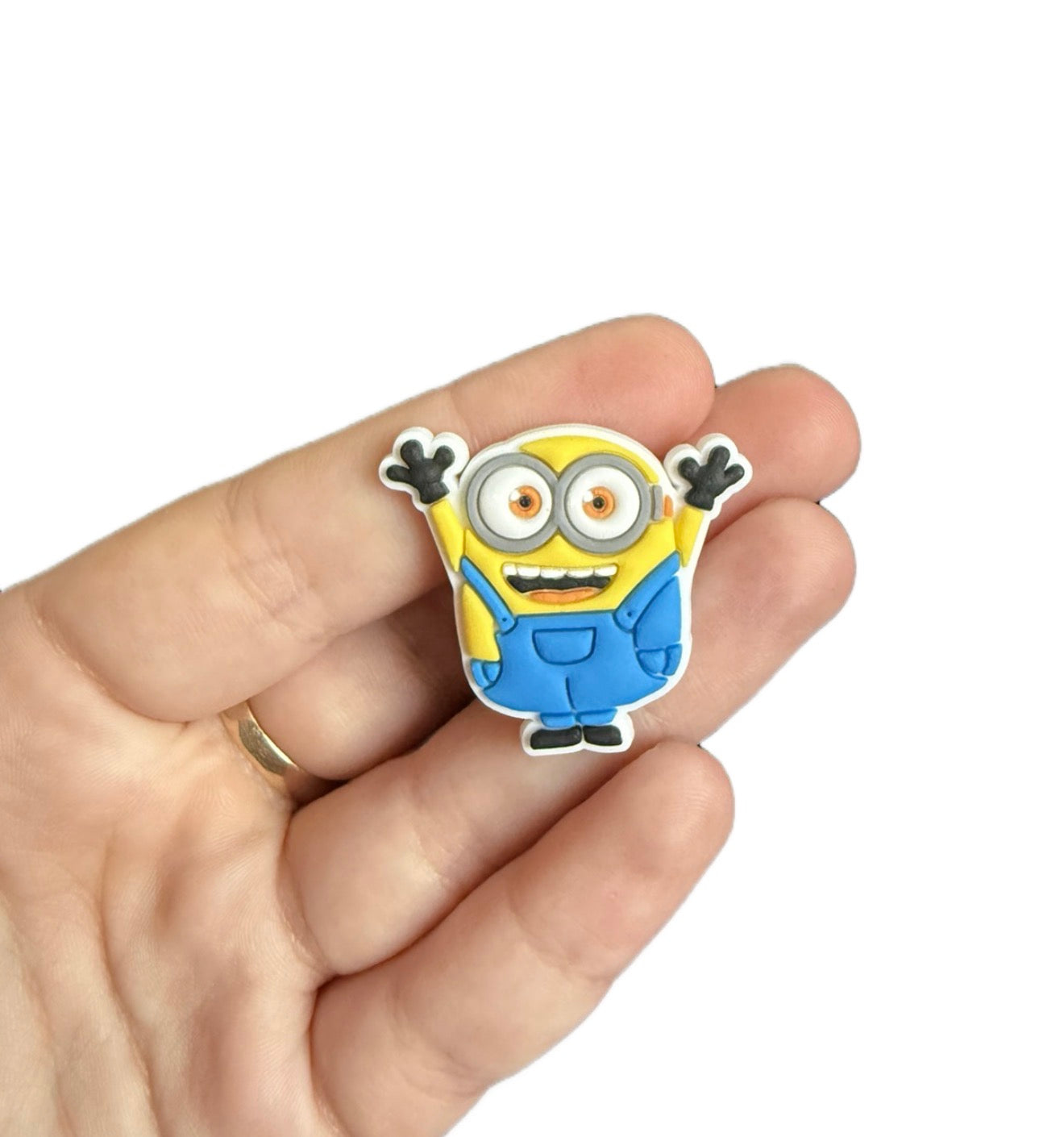 Minion shoe charm