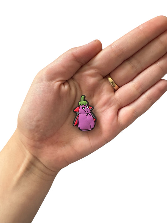 Jelly teddy spooky aubergine shoe charm