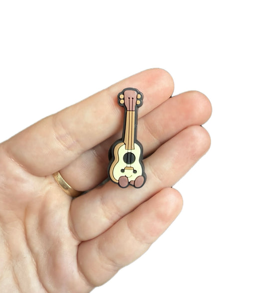 Jelly teddy ukulele shoe charm
