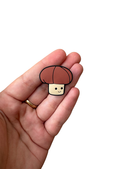 Jelly teddy mushroom shoe charm